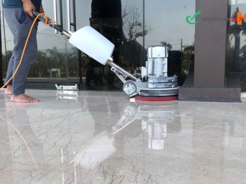 Dịch Vụ Đánh Bóng Sàn Đá Giá Rẻ Của VietClean27