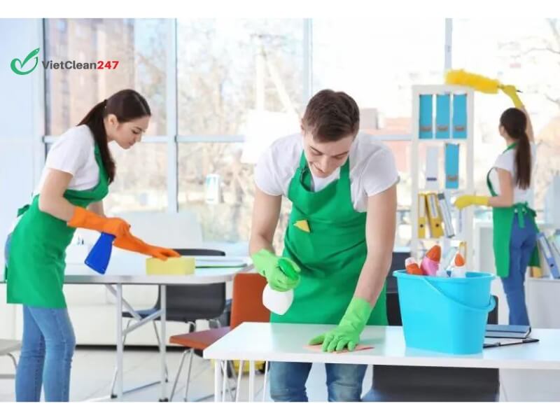 Các Hạng Mục Vệ Sinh Công Nghiệp Quận 7 Tại VietClean247